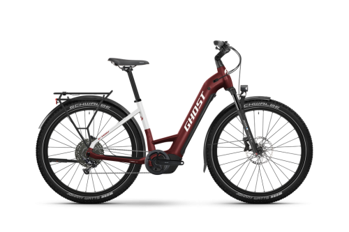 Przejdź do produktu GHOST E-TERU ADVANCED EQ LOW Uni carbon red/chilly white - glossy 2025