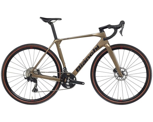 Przejdź do produktu Bianchi Impulso Comp GRX 610/820 Disc 2x12-speed Carbon Gravel Bike terra-black glossy