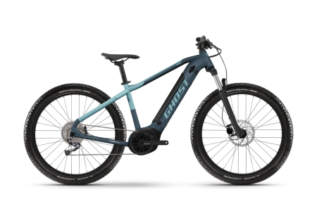 Rower Elektryczny GHOST E-TERU ESSENTIAL Uni dark gray/met. light blue - glossy 2025